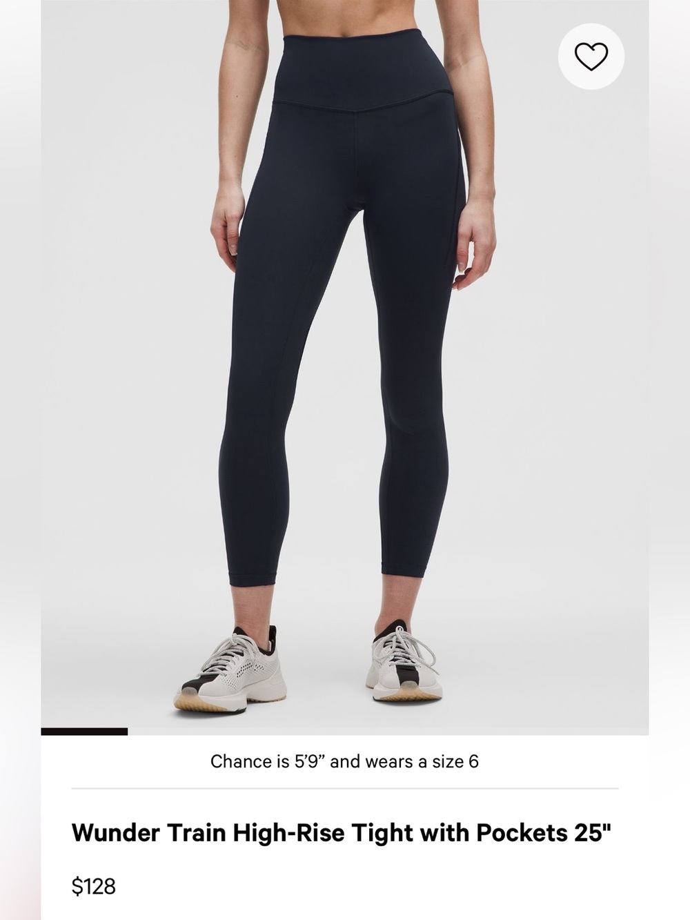 lululemon athletica Wunder Train High-Rise Tights - navy blue